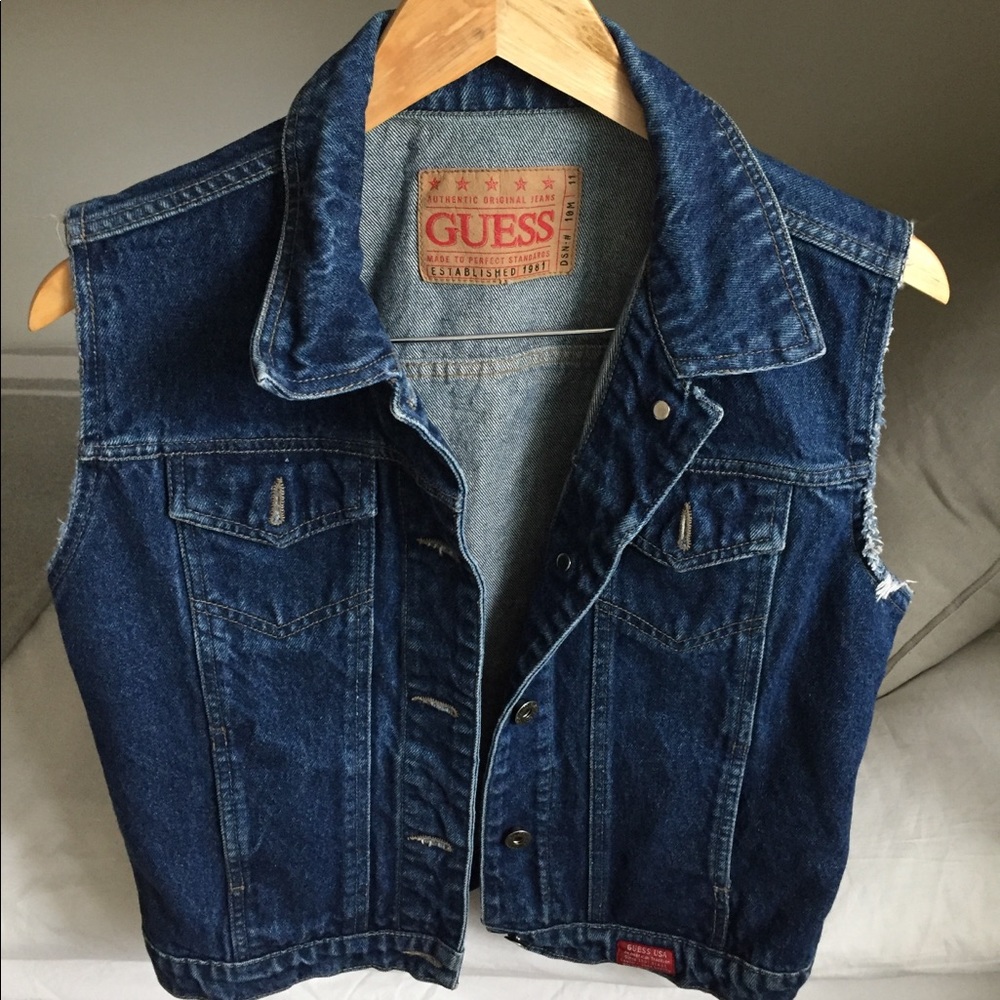 Guess denim vest
